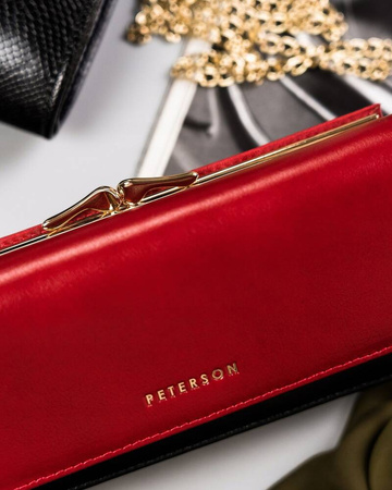 Große Damen Geldbörse aus Leder – Peterson
