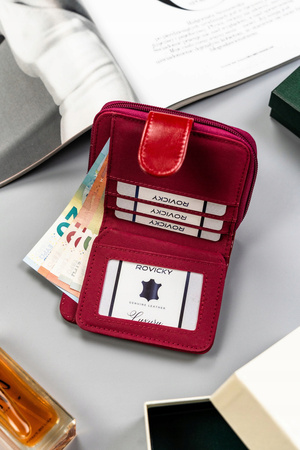 Klassische geräumige Damen Geldbörse aus Öko-Leder – 4U Cavaldi