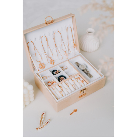 Eleganter Schmuck-Organizer mit Fächern – Peterson