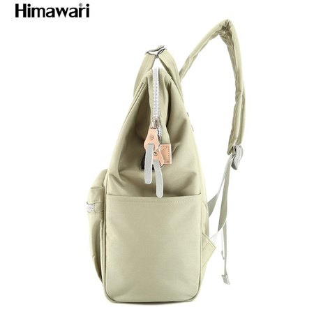 Multifunktionaler Rucksack mit USB-Anschluss in Olivgrün – Himawari