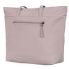Damen Shopper aus Polyester in Lila mit einem Hauptfach und Fronttasche – Peterson