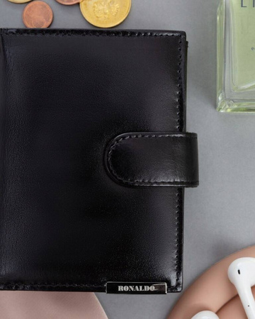 Große, vertikale Herren Geldbörse aus Leder – Ronaldo