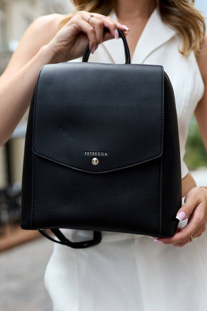 Stylisher Damen Rucksack mit Klappe – Peterson