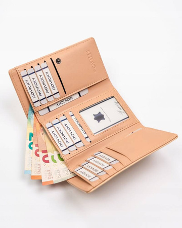 Damen-Geldbörse mittlerer Größe aus Öko-Leder – 4U Cavaldi