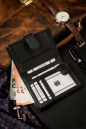 Große Herren Geldbörse aus Öko-Leder – 4U Cavaldi