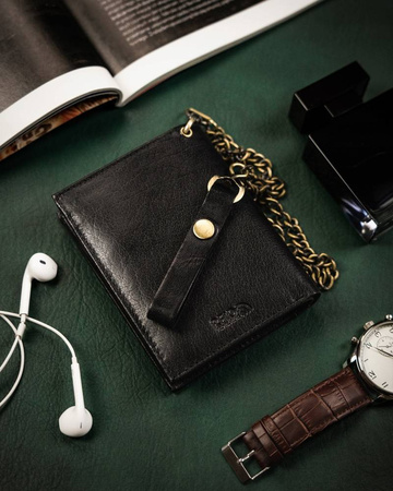 Herren Geldbörse aus Leder mit Kette – Peterson