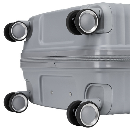 Peterson Koffer-Set aus ABS-Kunststoff in Grau