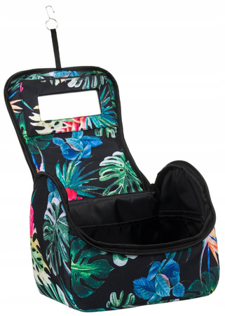 Mehrfarbige Kosmetiktasche mit integriertem Spiegel – Peterson