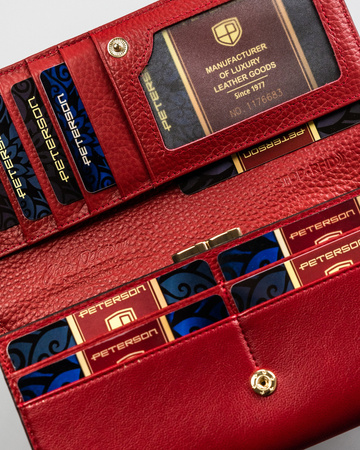 Große Damen Geldbörse mit Schlangenmuster – Peterson