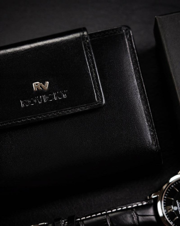 Damen Geldbörse mit Druckknopf und RFID-Schutz – Rovicky