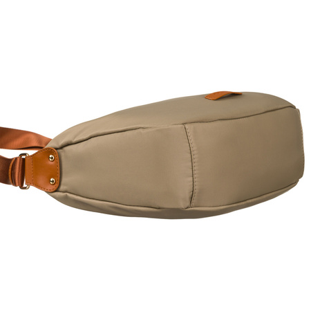 Stadt-Umhängetasche in Khaki-Braun mit verstellbarem Gurt – Peterson