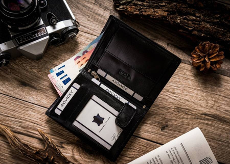 Klassische Herren Geldbörse für Karten – Rovicky