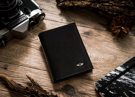 Klassische Herren Geldbörse aus Echtleder – Peterson