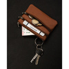 Hellbraunes Schlüssel Etui aus Echtleder