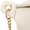 Beige Damen-Gürteltasche aus Öko-Leder mit Reißverschluss – Peterson