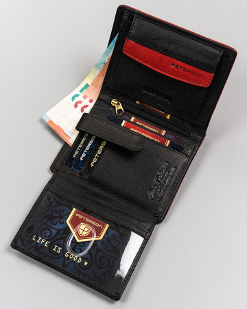 Sportliche Herren Geldbörse aus Leder – Peterson