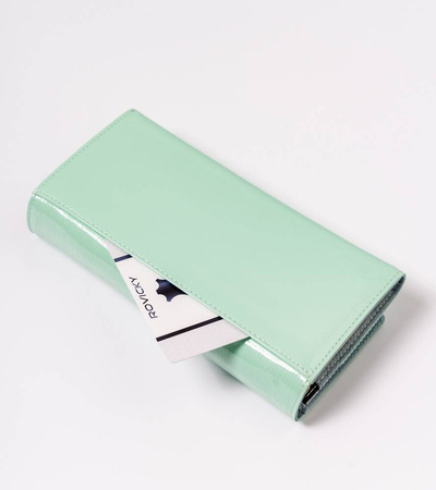 Große Damen Geldbörse aus lackiertem Echtleder – Lorenti