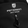Geräumiger Wanderrucksack aus Polyester in Schwarz – Peterson