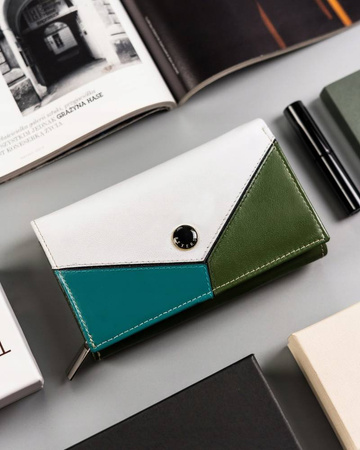 Mittelgroße Damen Geldbörse aus Echtleder – Peterson