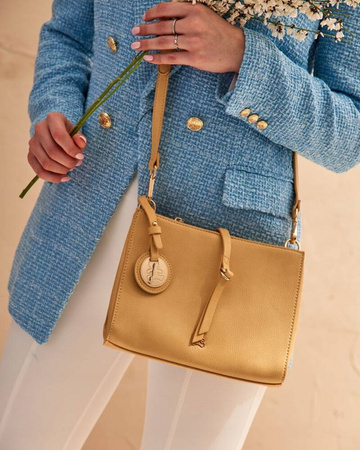 Damen Umhängetasche aus Öko-Leder mit verstellbarem Riemen – LuluCastagnette