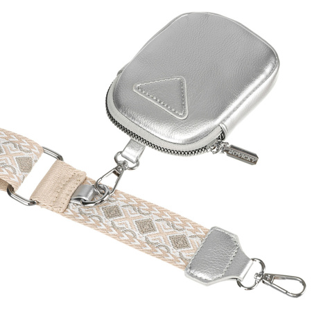 Damen Umhängetasche aus Öko-Leder mit abnehmbarer Geldbörse – Rovicky