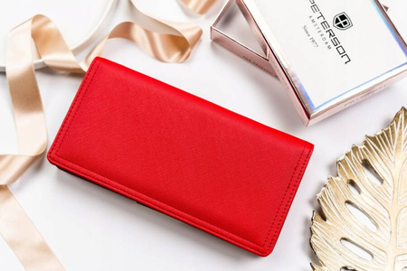 Große Damen Geldbörse aus Öko-Leder – Peterson