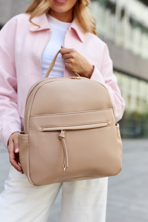 Großer Damen Rucksack aus Öko-Leder – Rovicky