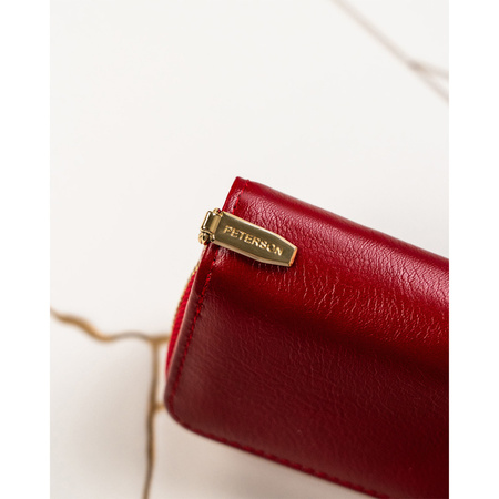 Minimalistischer Damen Geldbörse in Rot – Peterson