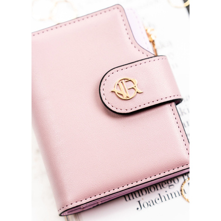 Damen-Geldbörse aus Öko-Leder in Rosa mit RFID-System – Rovicky