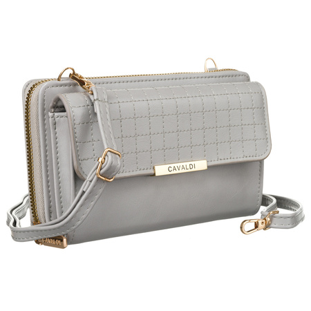 Elegante Mini Damen Handtasche-Geldbörse mit langem, abnehmbarem Riemen – 4U Cavaldi