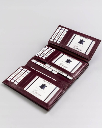 Elegante Damen Geldbörse aus Echtleder – Rovicky