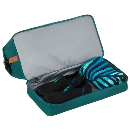 Türkise Wochenendtasche aus Polyester mit Reißverschluss – Peterson