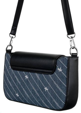 Kleine Damen Umhängetasche mit Jeansbesatz – David Jones