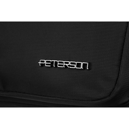 Kosmetiktasche aus Polyester in Schwarz mit praktischem Griff – Peterson