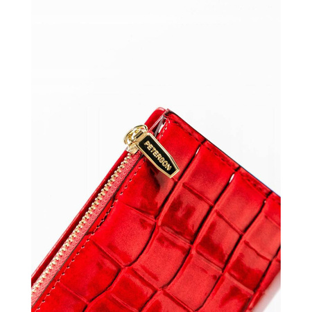 Damen Geschenkset mit Geldbörse im Croco-Look – Peterson