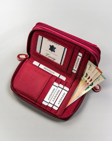 Große, horizontale Damen Geldbörse aus Öko-Leder – 4U Cavaldi