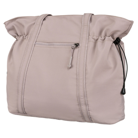 Große Damen Tasche aus Polyester in Lila mit Reißverschluss – Peterson