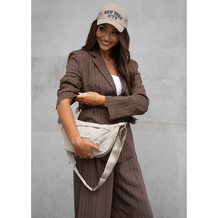 Damen-Umhängetasche in Beige aus Nylon – Peterson