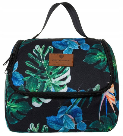 Mehrfarbige Kosmetiktasche mit integriertem Spiegel – Peterson