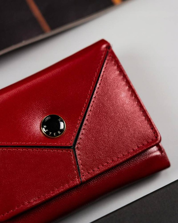 Klassische, kleine Damen Geldbörse aus Echtleder – Peterson