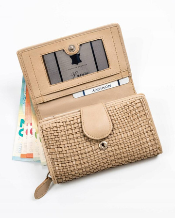 Elegante Damen Geldbörse aus Echtleder – Rovicky