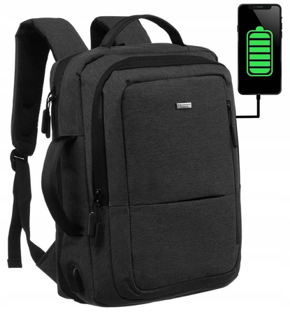 Reiserucksack mit Laptopfach und USB-Anschluss – Peterson