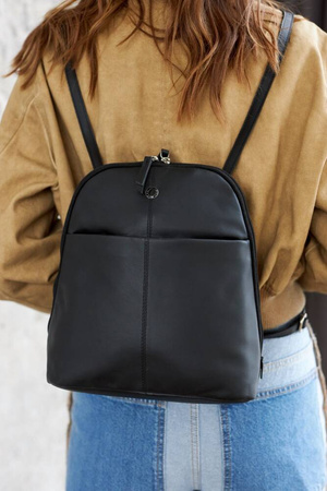 Eleganter Damen Rucksack aus echtem Leder – Peterson