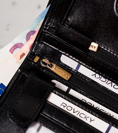 Elegante Herren Geldbörse aus hochwertigem Leder – Rovicky