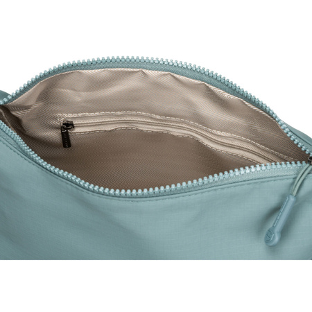 Blaue Damen Handtasche aus Polyester mit Reißverschlussfach – Peterson
