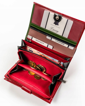Große Damen Geldbörse aus Leder mit RFID Schutz – 4U Cavaldi
