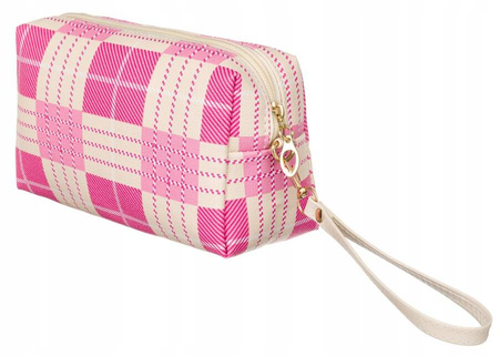Reise-Kosmetiktasche für Damen im Karomuster – Rovicky