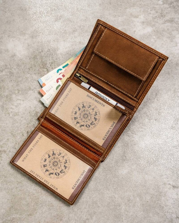 Große Herren Geldbörse aus Nubukleder – Always Wild