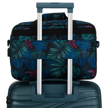 Reisetasche mit einem abnehmbaren Gürtel und einer Außentasche mit Reißverschluss - Rovicky