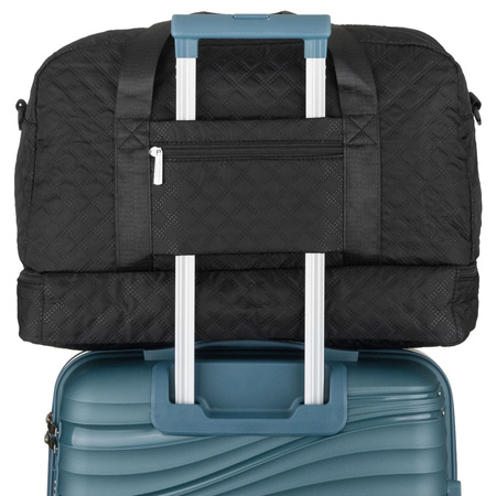 Sportliche, Trainings-Tasche in Schwarz aus Polyester - Peterson